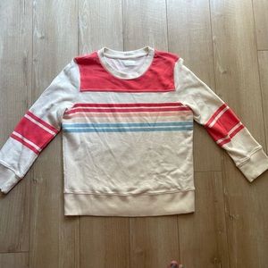 MOTHER striped sweatshirt sz Medium